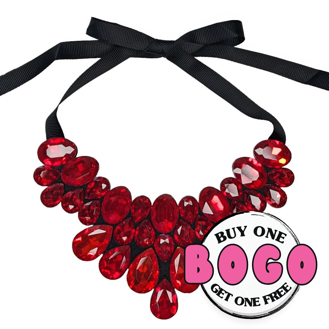 Red Simple Pet Necklace