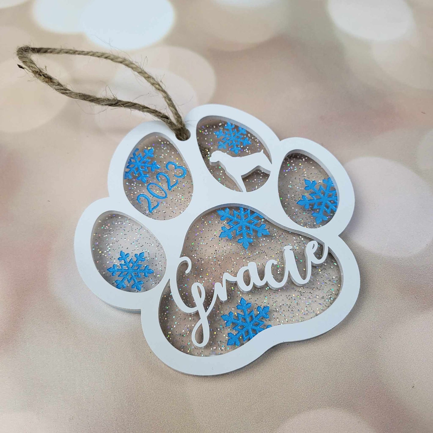 Personalized Dog Breed and Cat Ornaments