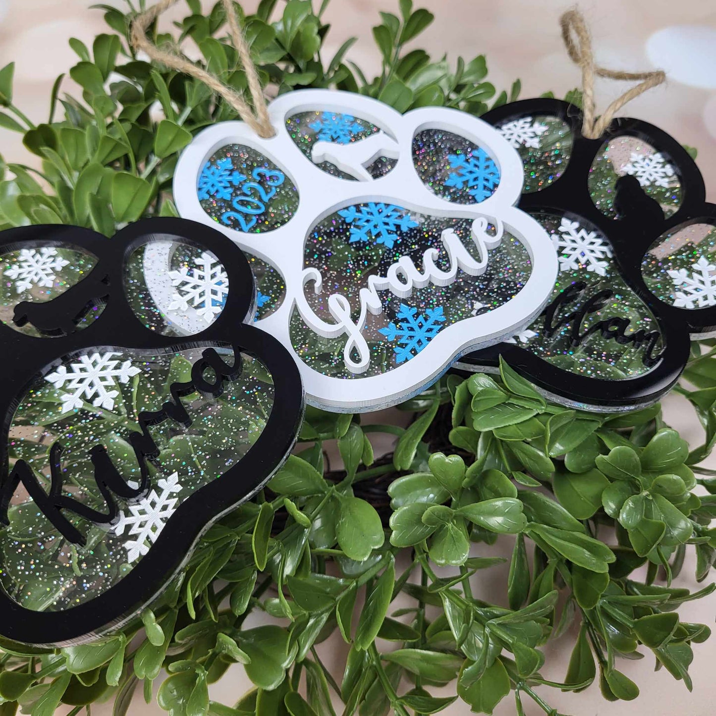 Personalized Dog Breed and Cat Ornaments
