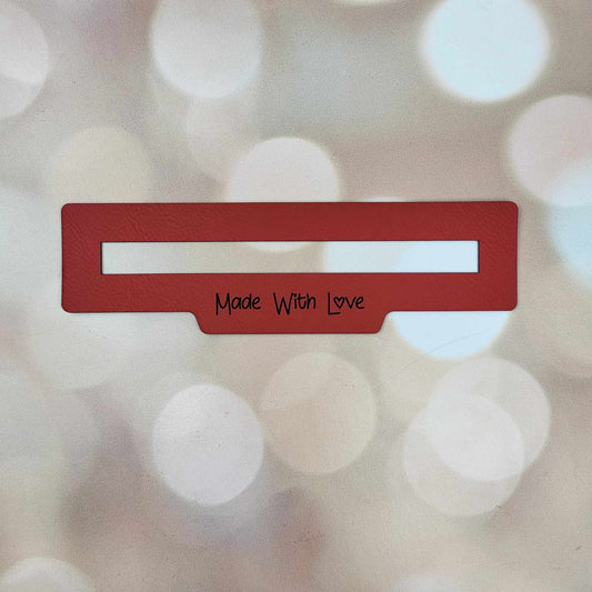 Made with Love Zipper Overlay