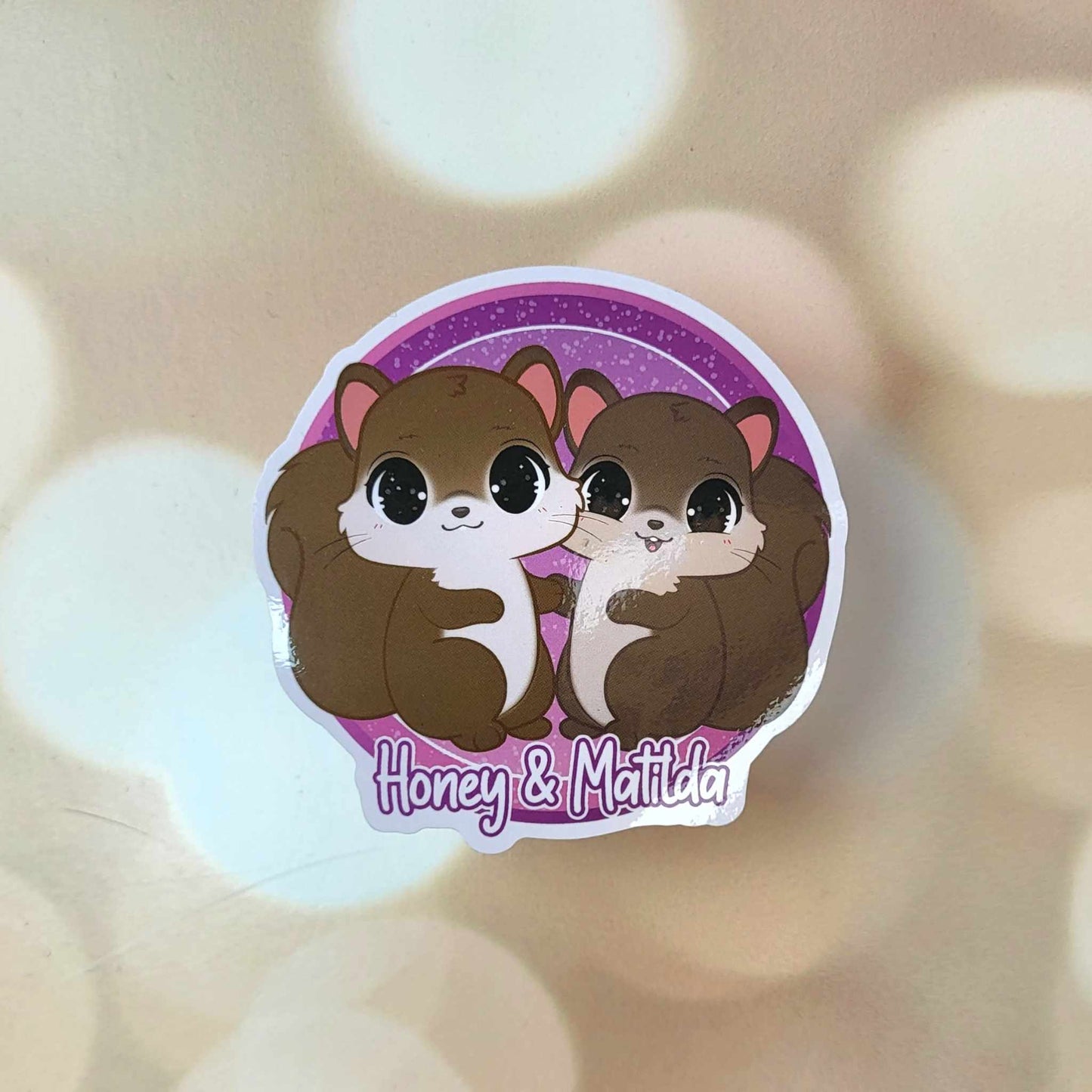 Honey and Matilda Squirrel Stickers