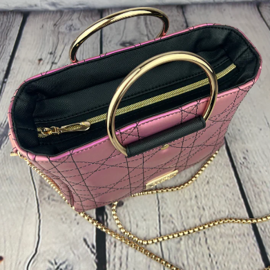 XL Hidden D Ring Acrylic Template for Mini Arc Purse Handles