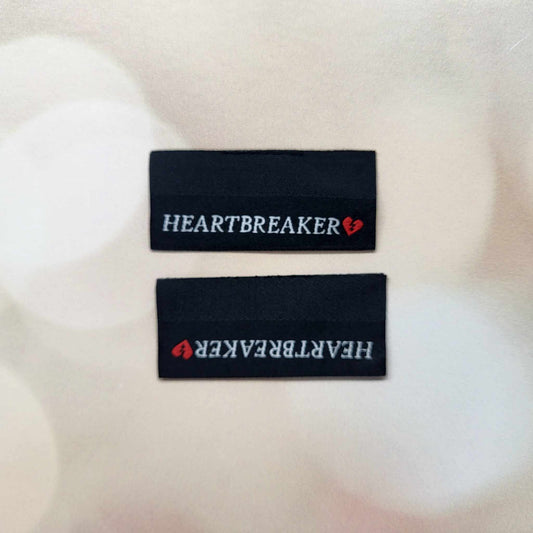 Heartbreaker Sew in Tags (5 pack)