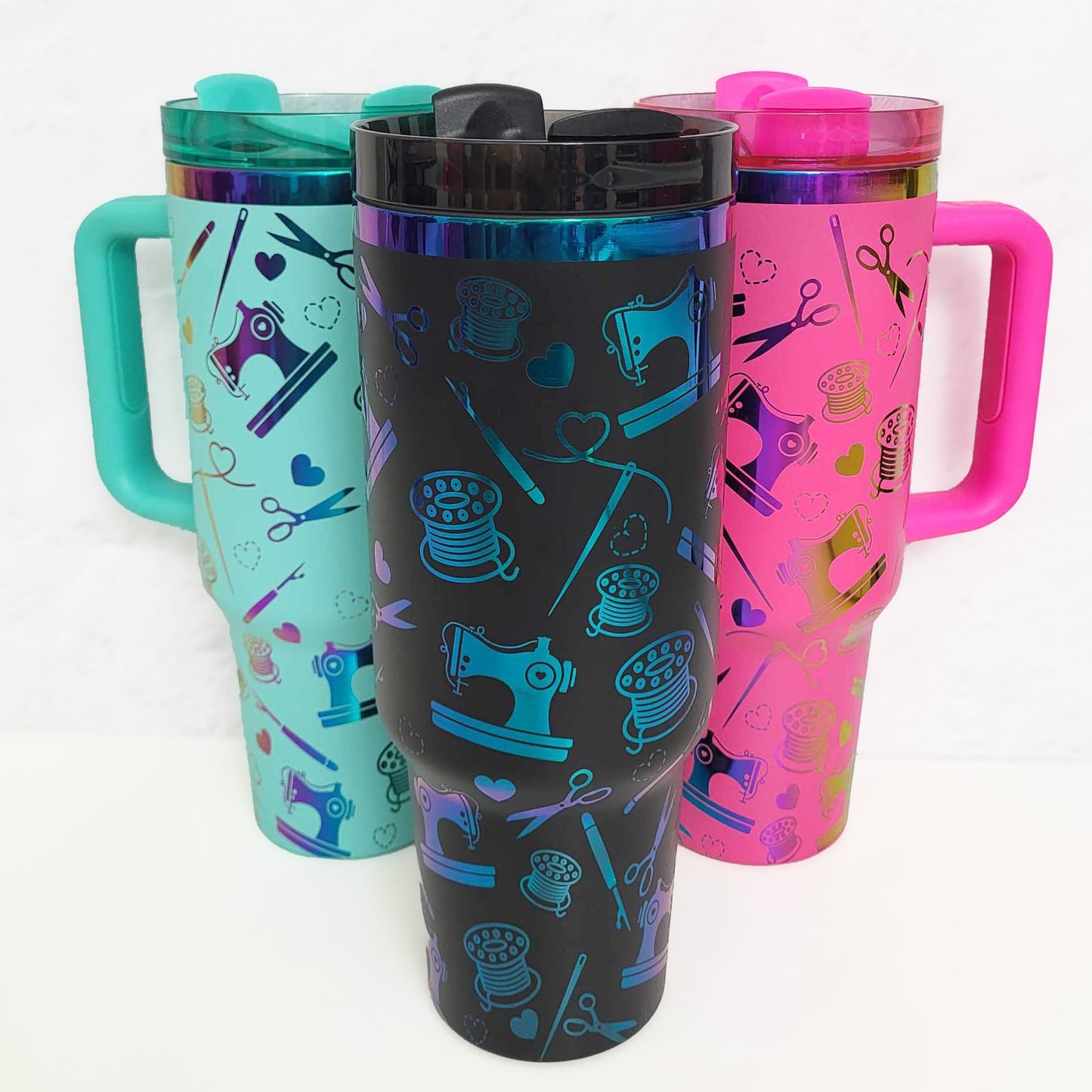 Rainbow Sewing Essentials 40oz Tumbler
