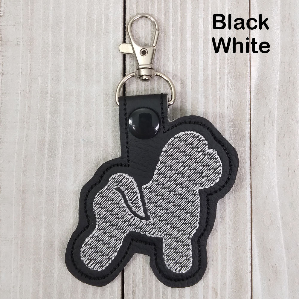 Bichon Key Fob
