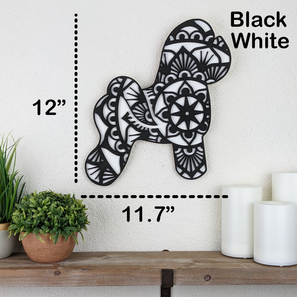 Bichon Mandala Wall Décor