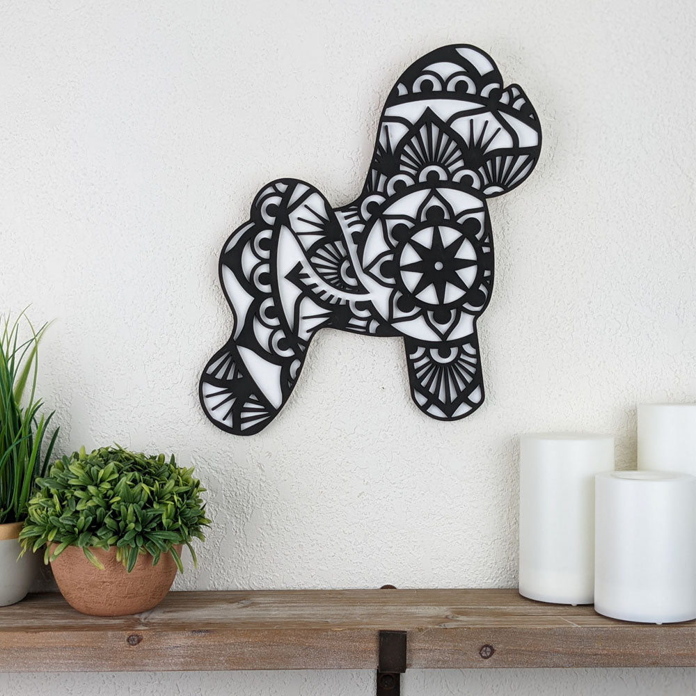Bichon Mandala Wall Décor