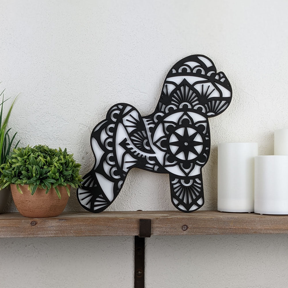 Bichon Mandala Wall Décor