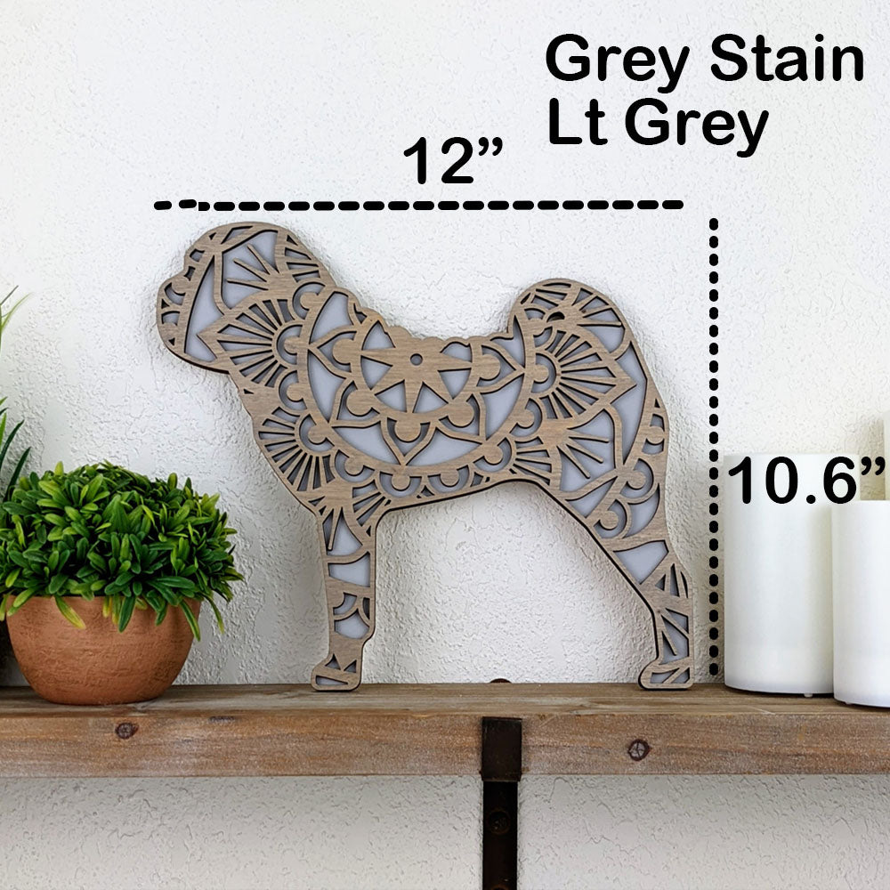 Shar Pei Mandala Wall Décor