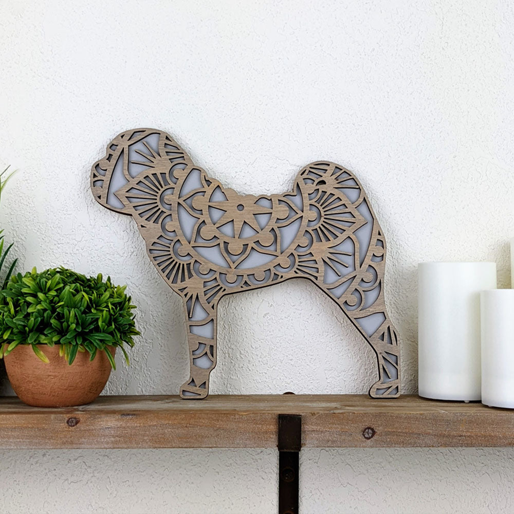 Shar Pei Mandala Wall Décor