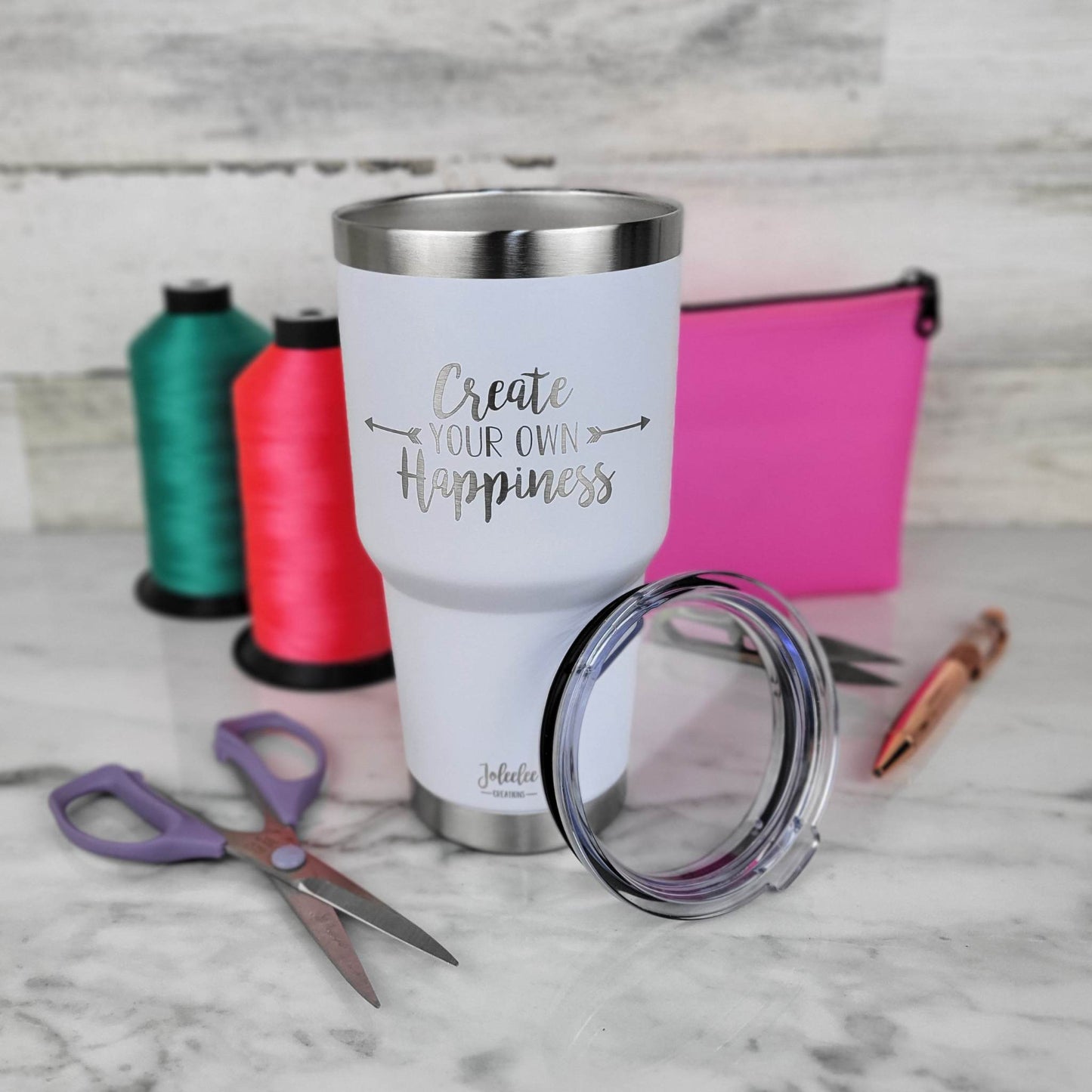 Create Your Own Happiness 30oz Insulated Tumbler