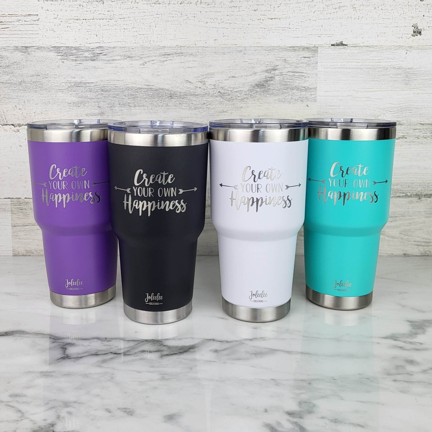 Create Your Own Happiness 30oz Insulated Tumbler