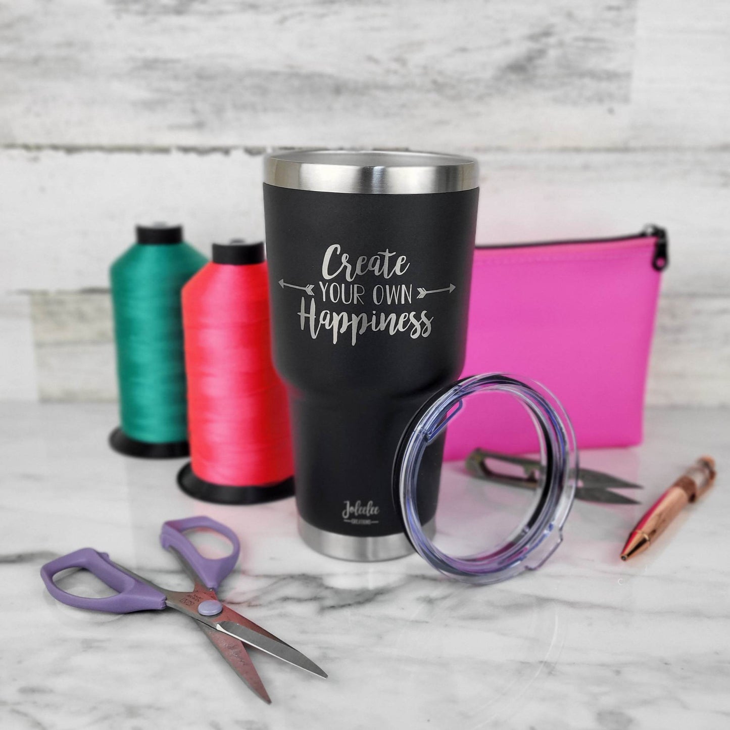 Create Your Own Happiness 30oz Insulated Tumbler