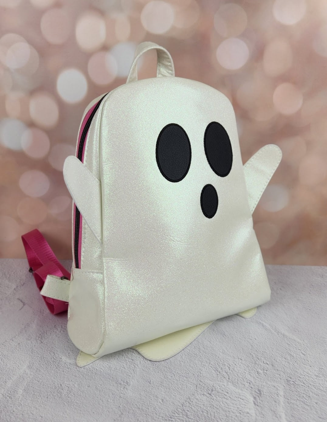 HEY Boo! Ghost Add-On for the Lesiah Mini Backpack- PDF Sewing Pattern