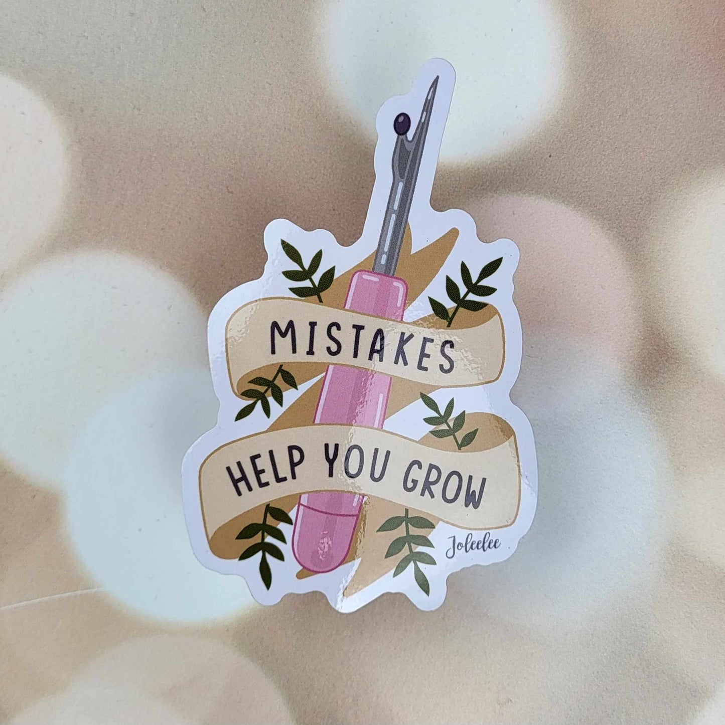 Mistakes Help You Grow Sticker