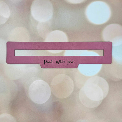 Made with Love Zipper Overlay