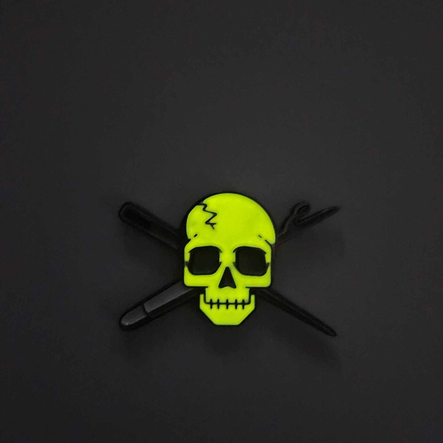 Sewing Skull Glow in the Dark Magnet