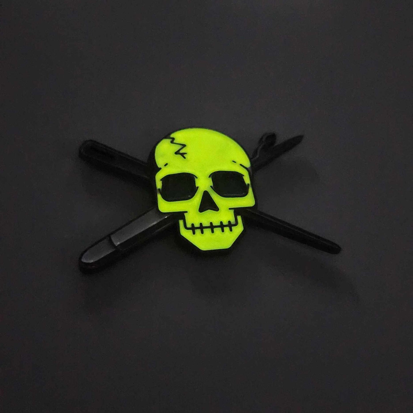 Sewing Skull Glow in the Dark Magnet