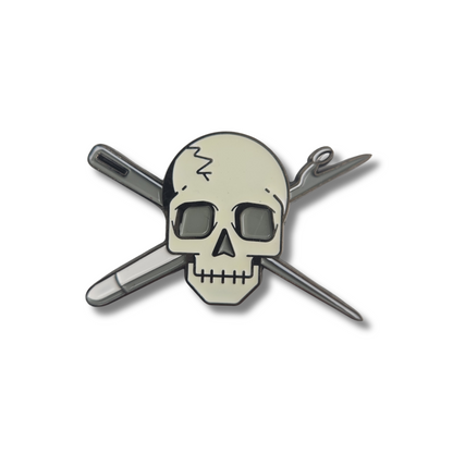 Sewing Skull Glow in the Dark Magnet
