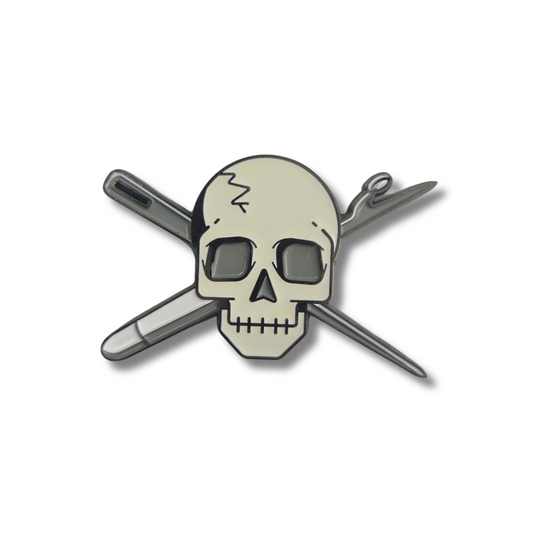 Sewing Skull Glow in the Dark Magnet