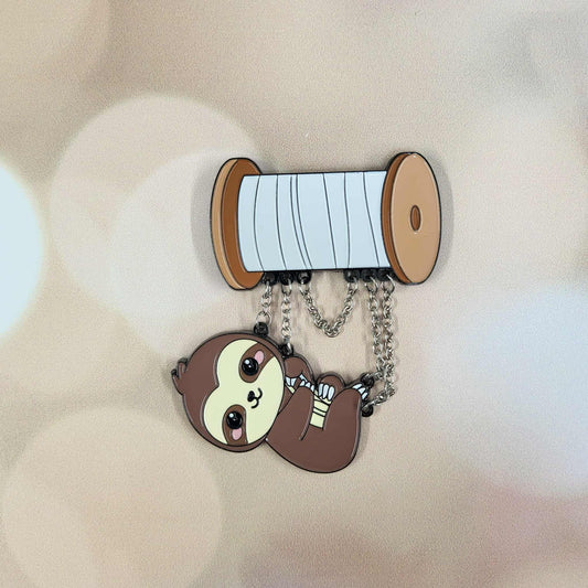 "Hangin By a Thread" Magnet
