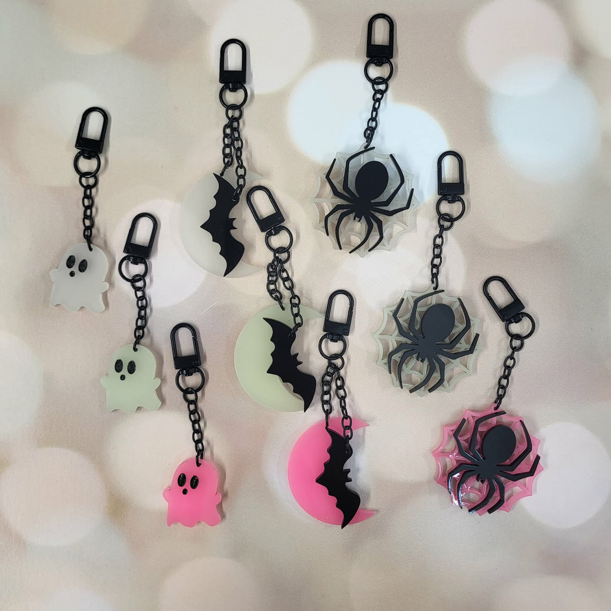 Glow-in-the-Dark Spooky Bag Charms