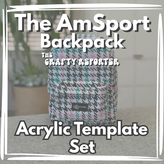 AmSport Backpack Acrylic Template Set