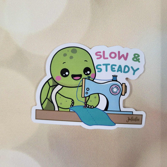 Slow and Steady Sticker