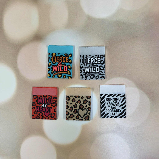 Fierce and Wild Sew in Tag Collection