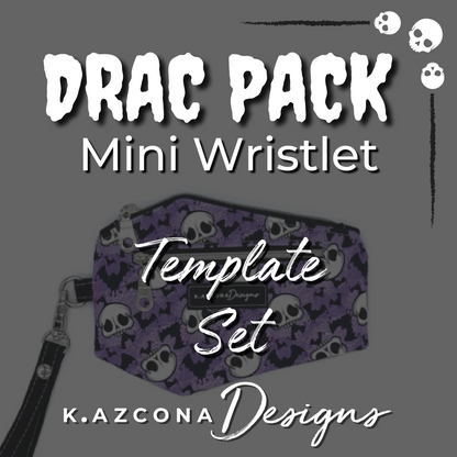 Drac Pack Mini Wristlet Acrylic Template Set