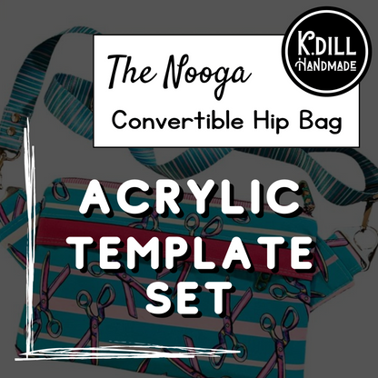 Nooga Convertible Hip Bag Acrylic Template Set