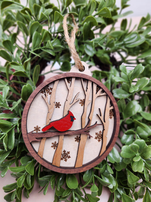 Cardinal Ornament