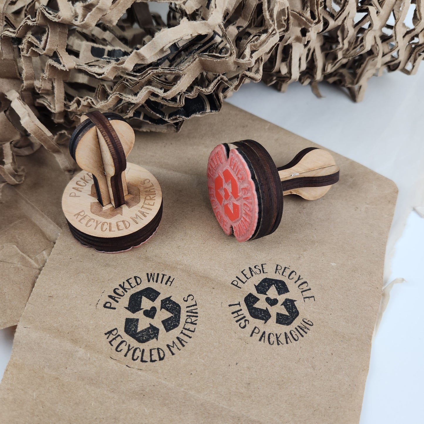 Reuse and Recycle Packaging Stamps