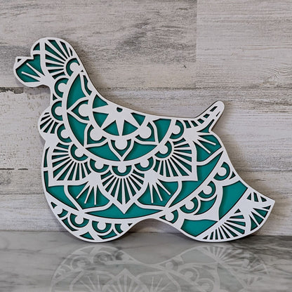 American Cocker Spaniel Mandala Wall Décor