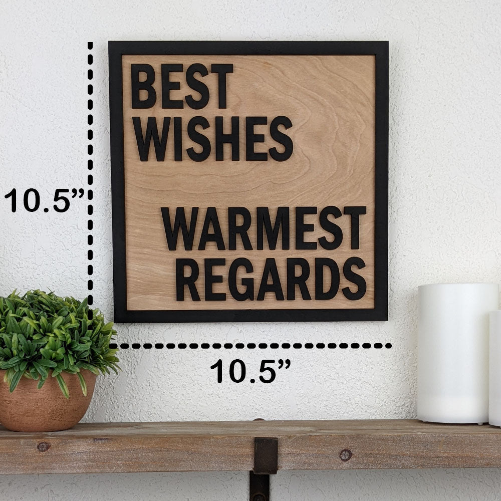 Best Wishes Wall Décor