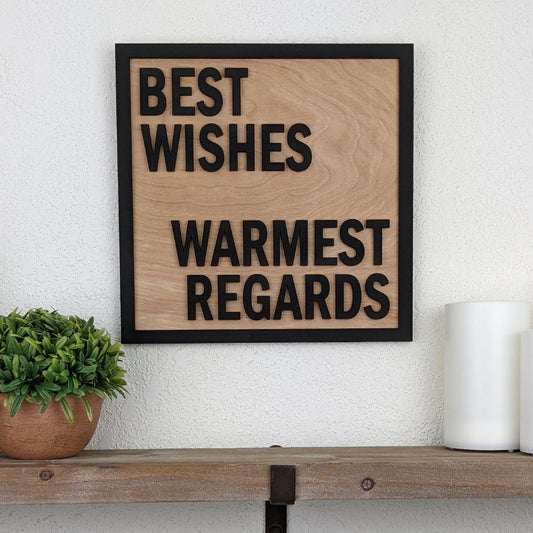 Best Wishes Wall Décor