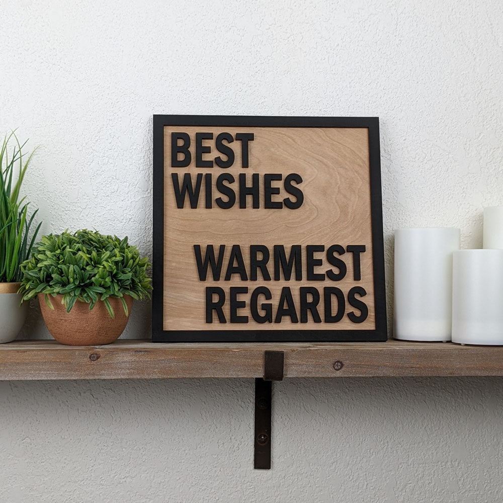 Best Wishes Wall Décor