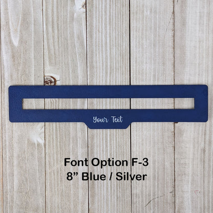 Custom Text Zipper Overlay