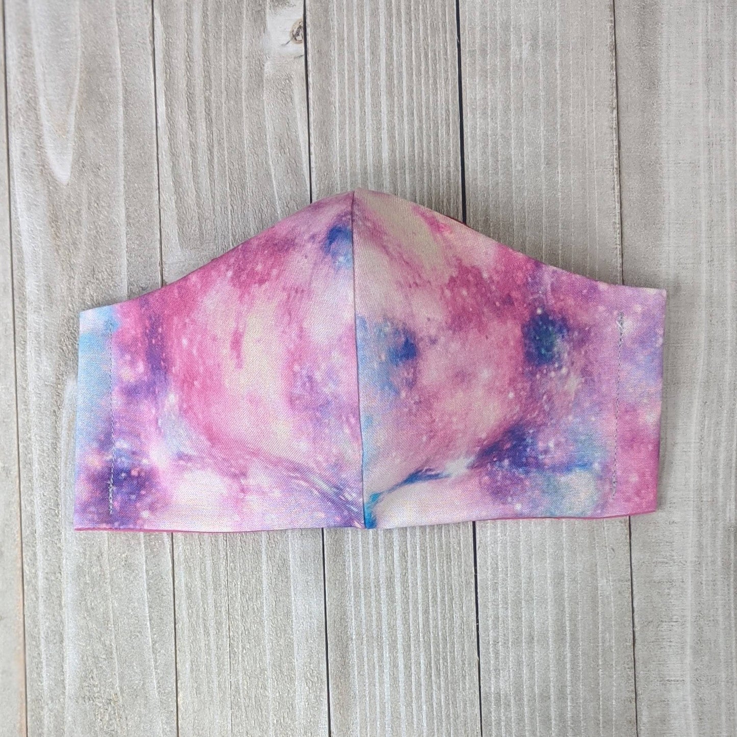 Galaxy Tie Dye Fitted Face Mask