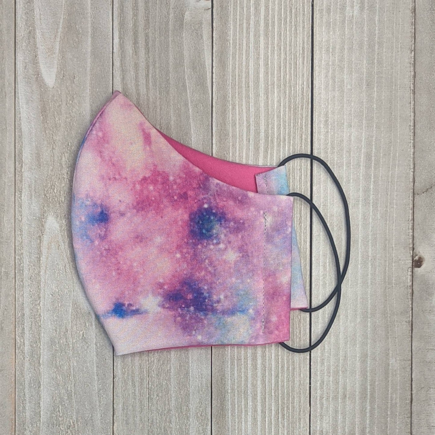 Galaxy Tie Dye Fitted Face Mask