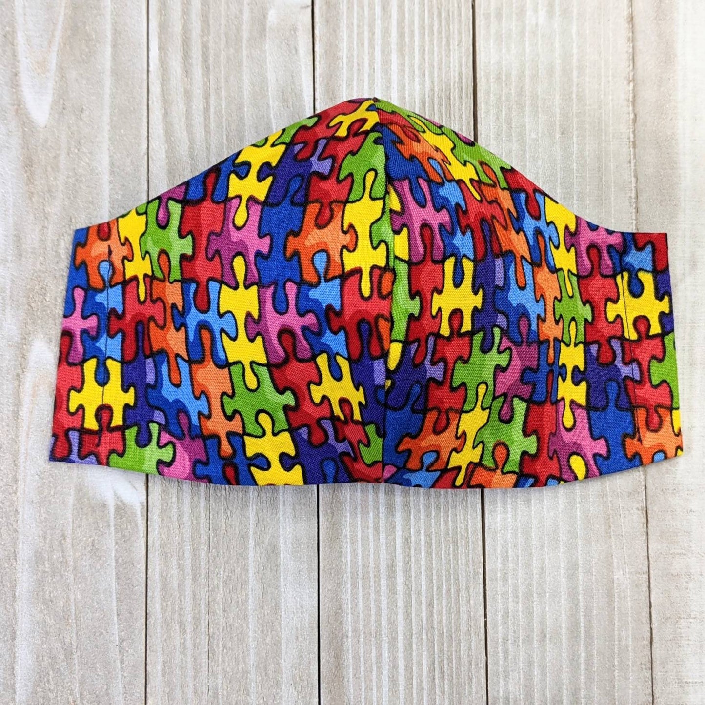 Puzzle Fitted Face Mask