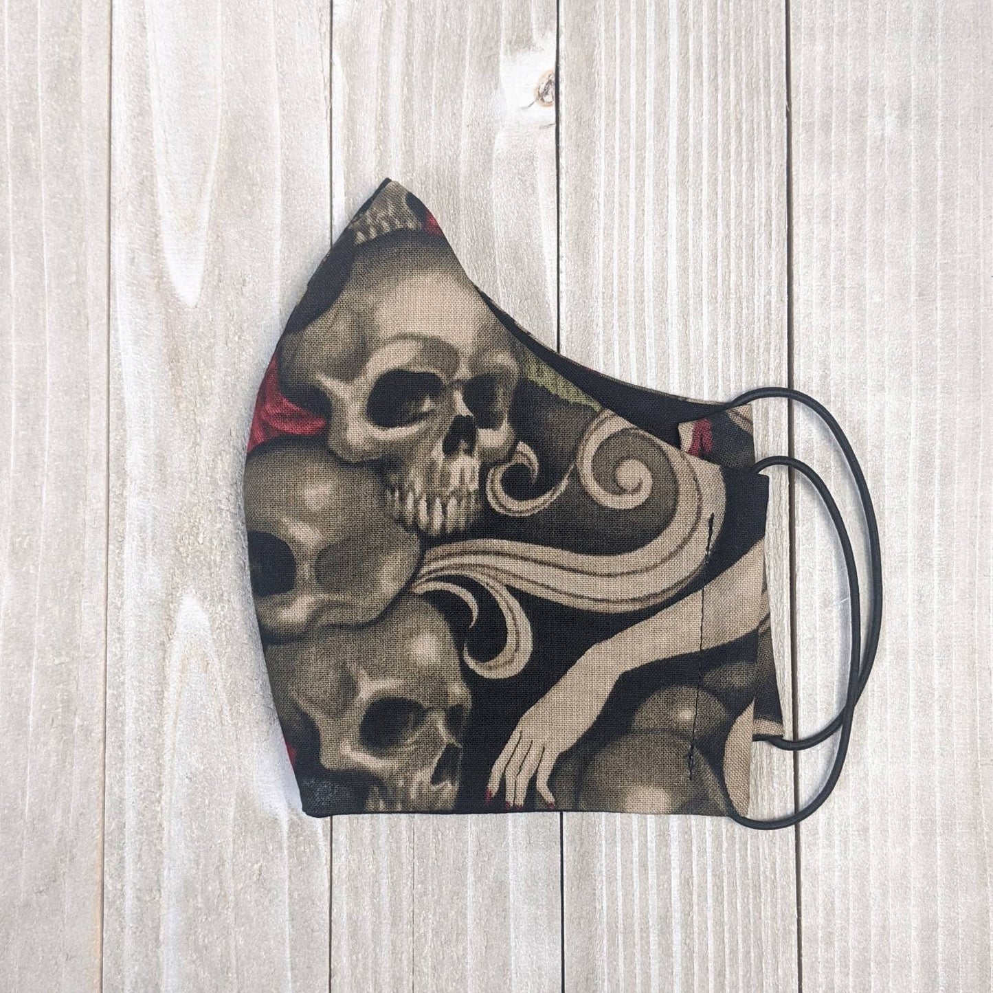 Day of the Dead Fitted Face Mask