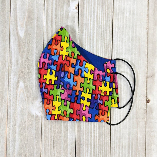 Puzzle Fitted Face Mask