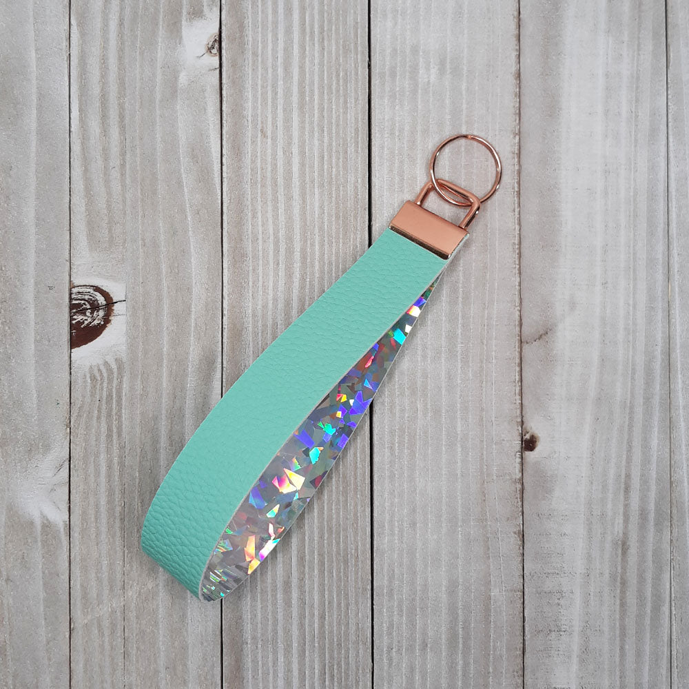 Mint Vinyl Key Fob