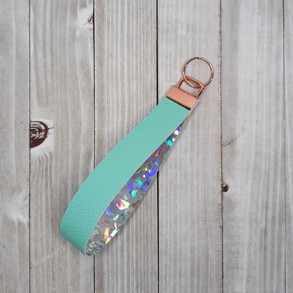 Mint Vinyl Key Fob