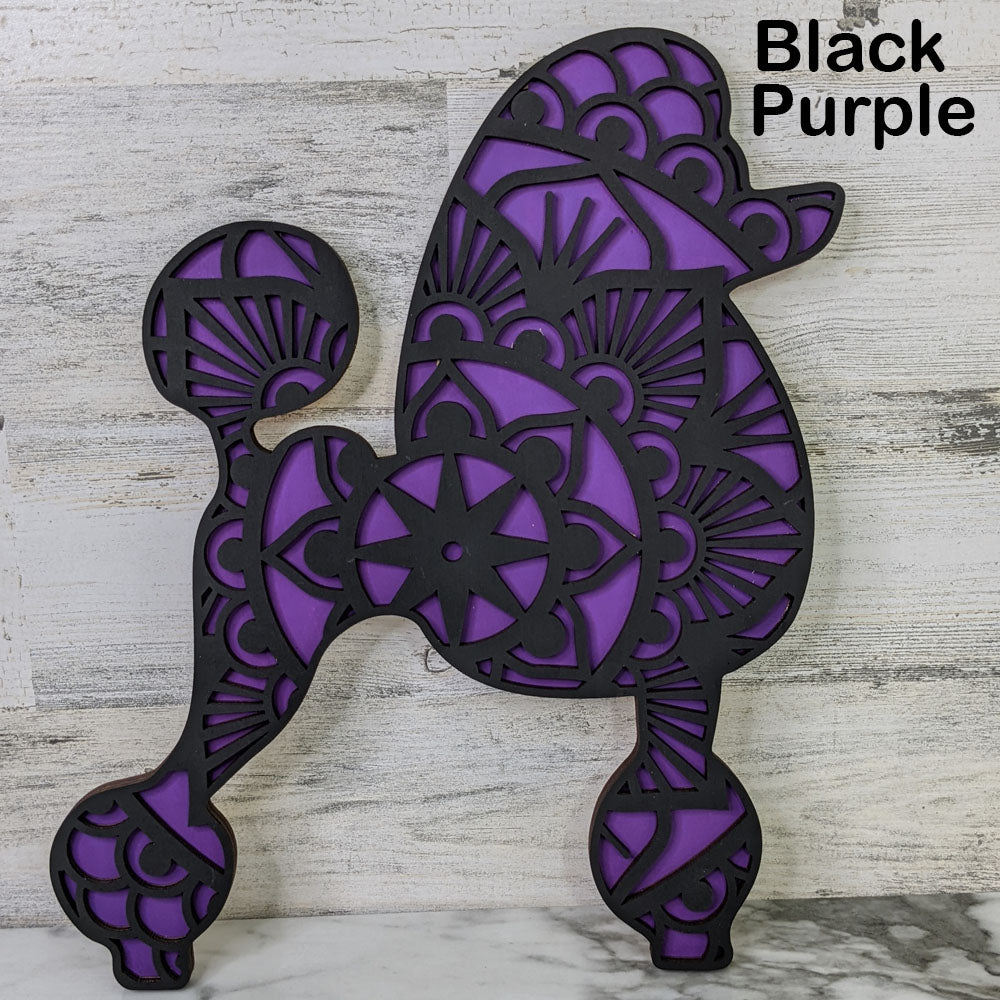 Poodle Mandala Wall Décor