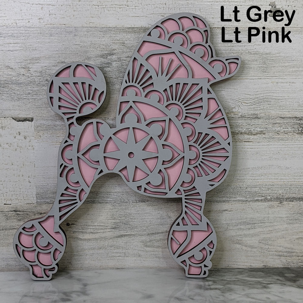 Poodle Mandala Wall Décor