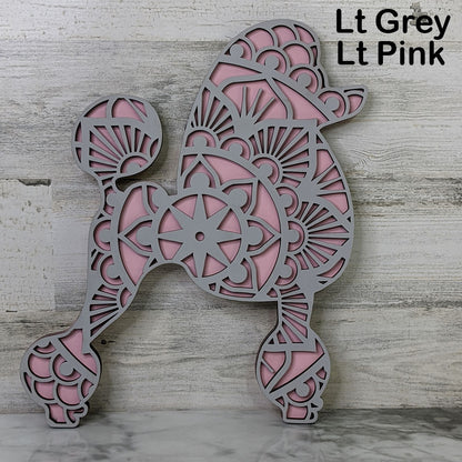 Poodle Mandala Wall Décor