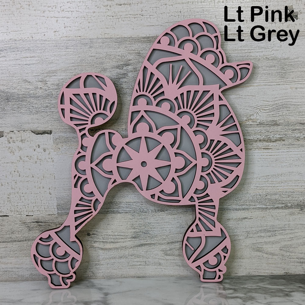 Poodle Mandala Wall Décor