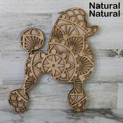 Poodle Mandala Wall Décor